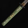 katana Midori No Pen T-10 Carbon Steel, Real Gunome Midare Hamon, Yokote