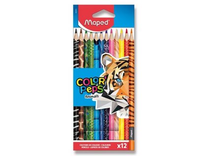 pastelky MAPED Color Peps Animals 12ks