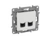 Le 764578 zásuvka 2xRJ45 CAT.6 FTP Niloe biela