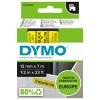 páska DYMO 45018 12mm, 7m, čierno žltá