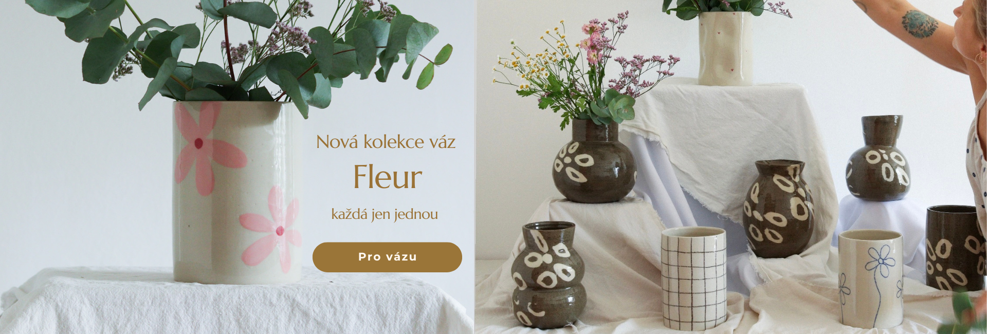 keramicka vaza keramika decor kytky