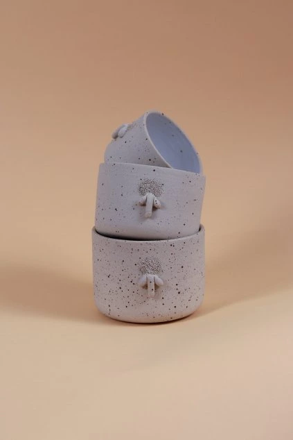 Kalíšek, co má koule tečkatý