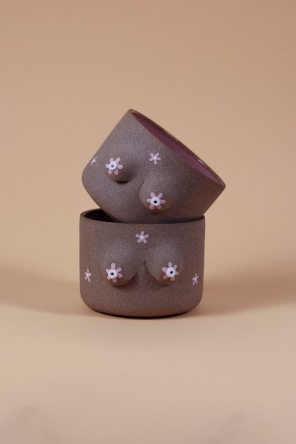 Prsáč kalíšek toffee růžový