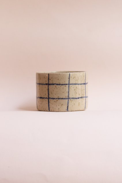 Kalíšek mřížka tečkatý