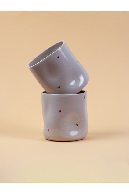Iced cup červená srdíčka