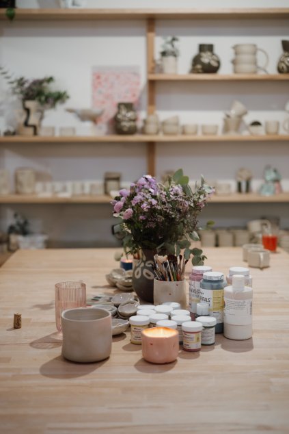 Malování, víno a jednohubky | Leden 23.1.