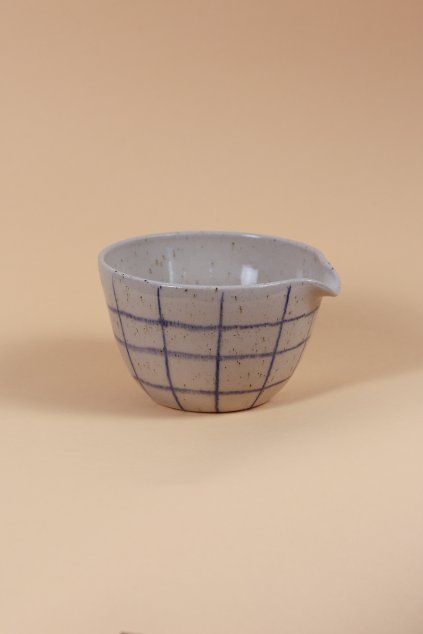 Chawan na matchu mřížka tečkatý