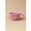 Hrnek růžový pomačkaný