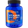 NATIOS Vitamin D3 & K2 (MenaQ7 MK 7), 2000 IU & 75 mcg, 100 veganských kapslí