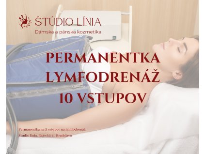 Permanentka lymfodrenáž 10 vstupov