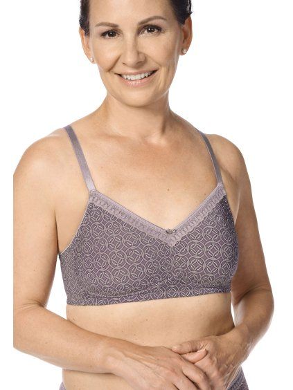 Protetická podprsenka LIZ SB mauve/multi (Velikost 80C)