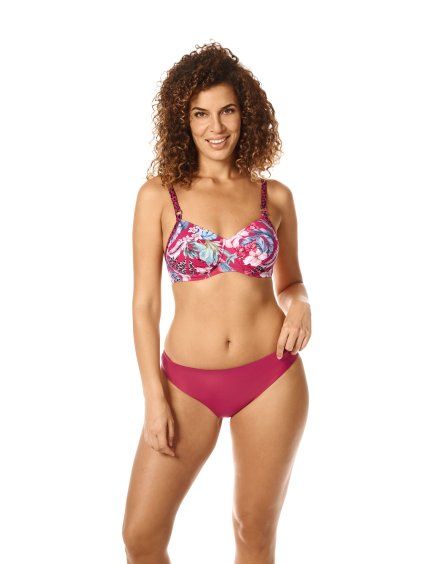 Protetické dvoudílné plavky COZUMEL SBP deep pink