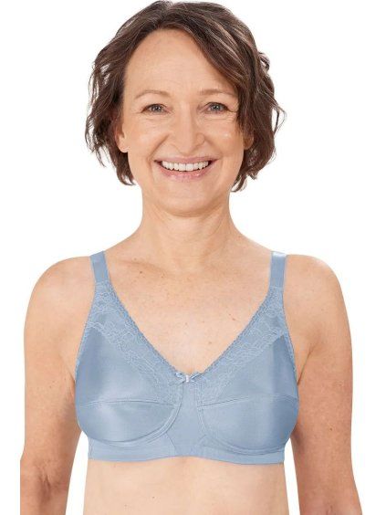 Protetická podprsenka NANCY light blue 90E (Velikost 90E)
