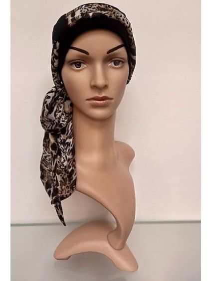 Bambusový turban se stuhou