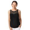SUMMER  Top  black S (Velikost S)