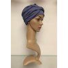 bambusovy turban s nasitou celenkou light lilac