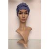 bambusovy turban s nasitou celenkou light lilac