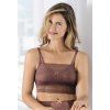 BANDEAU Top krajkový berry bez ramínek (Velikost 75C/D)