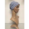 bambusovy turban light blue melange
