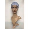 bambusovy turban light blue melange