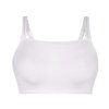 BANDEAU Top bílý bez ramínek (Velikost 95A/B, Barva bílá)
