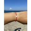 Signature red Murano deadstock and pearl bracelet