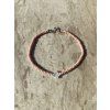 pink matte murano bracelet