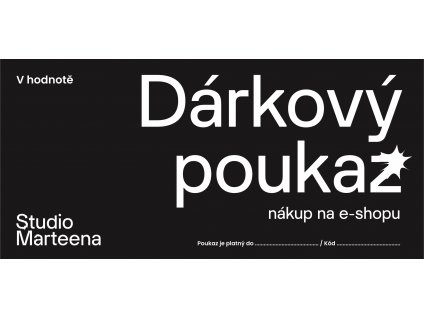 darkove poukazy TISK e shop cerna