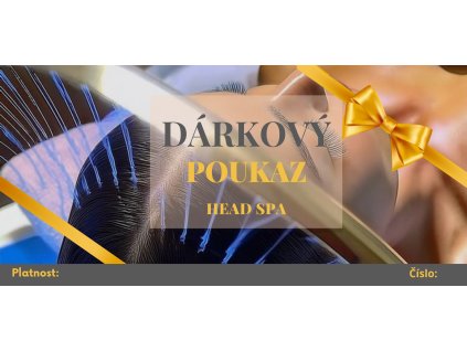 Dárkový poukaz na ošetření Head Spa
