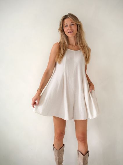 Lněný overal