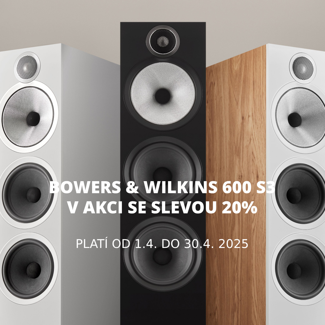 Bowers & Wilkins  řady 600 S3 - sleva 20%
