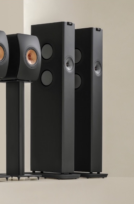 KEF LS60 Wireless v černé barvě