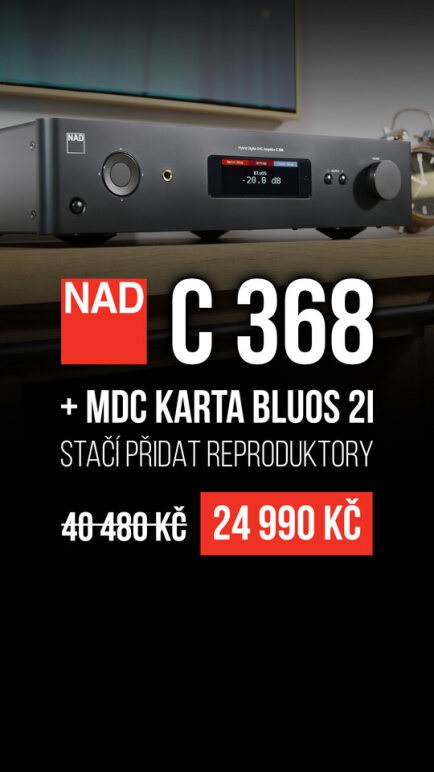 NAD C368 + MDC BluOs 2i