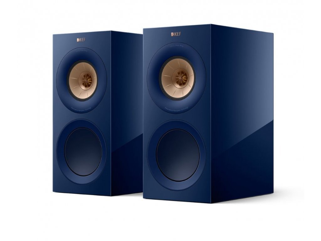 Kef regalove reproduktory kef r3 meta modrá