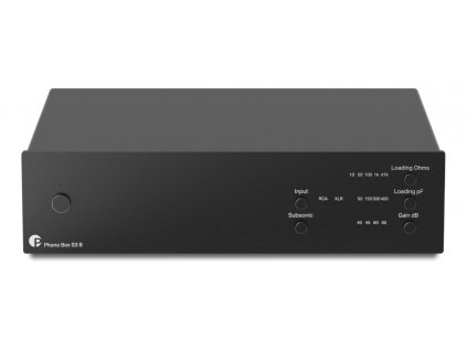 pro ject phono box s3 b plne symetricky gramofonovy predzesilovac black