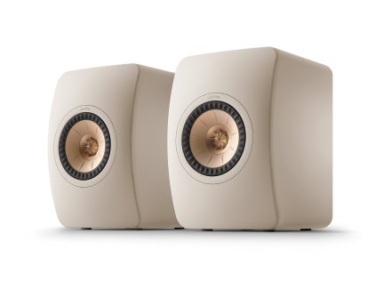 LS50Meta sand shell Pair Front 1