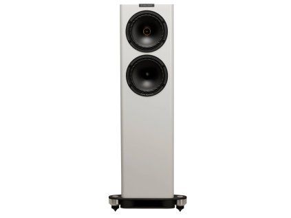 Fyne Audio F702SP High Gloss White Front Goff small floorstander