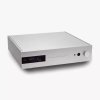 dcs bartok apex dac headphone amplifier silver angled front view