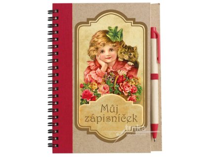 Zápisník, Můj zápisníček s kočkou a růžemi