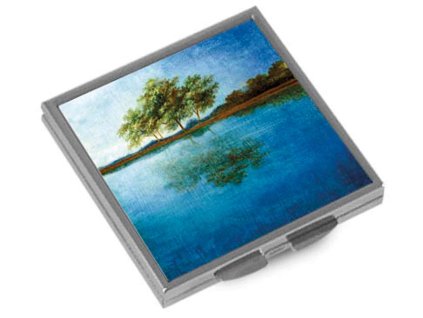 Malé zrcátko do kabelky jezero