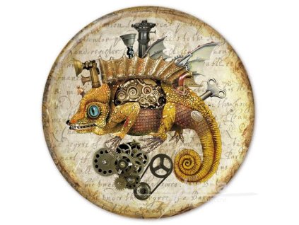 Zrcátko Chameleon jede Steampunk