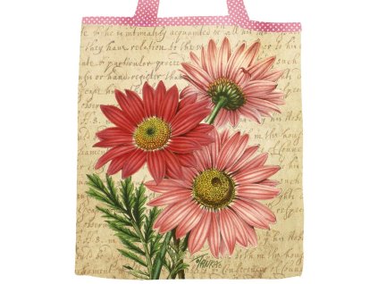 Nákupní plátěná taška gerbera 1
