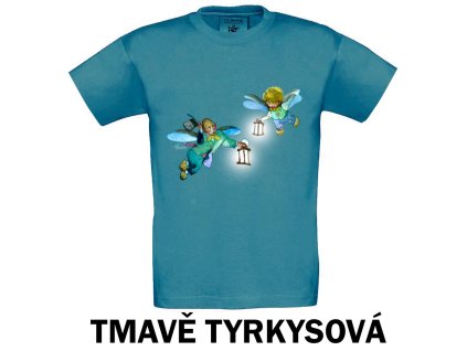 Triko BROUČCI TMAVĚ TYRKYSOVÁ
