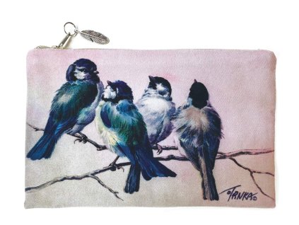 Taštička penál čtyři ptáčci