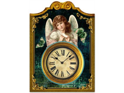 Nástěnné andělské hodiny originální