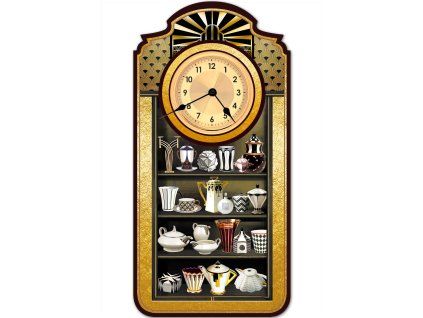 Nástěnné hodiny originální art deco