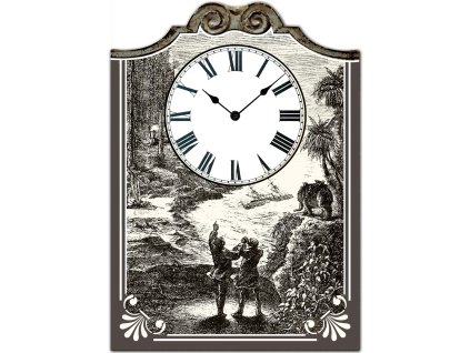 Nástěnné originální hodiny Jules Verne 2