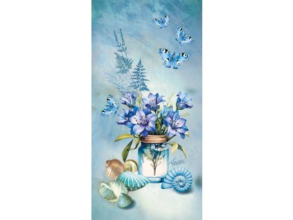 Originální kvalitní ručník 50 x 100 modrý