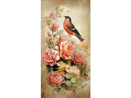 Originální kvalitní ručník 50 x 100 růže