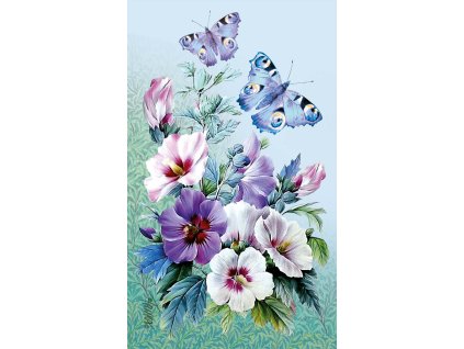 Originální malý ručník na ruce Ibišek